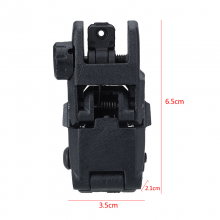 Tactical Folding Front Rear Flip Up Sights sizes