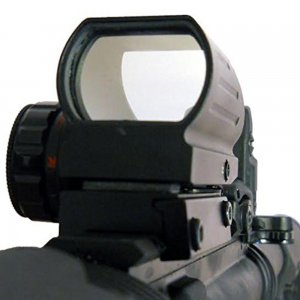 Tactical Reflex Red Green Laser 4 Reticle Holographic Projected Dot Sight front view