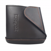 Tourbon Vintage Leather Buttstock Extension Shoulder Protective Slip On Recoil Pad 2