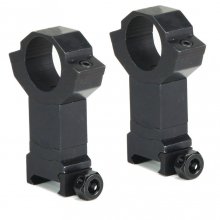 Adjustable Height 1 inch Scope Rings