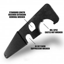 Armorer Wrench Castle Nut A1-A2 Muzzle Brake showing uses