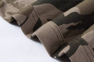 khaki camo fabric closeup