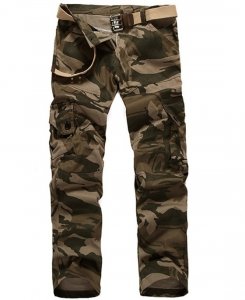 Khaki Camo Tactical Pants