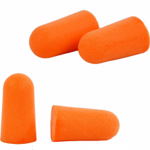 10 Pairs of Soft Orange Foam Ear Plugs