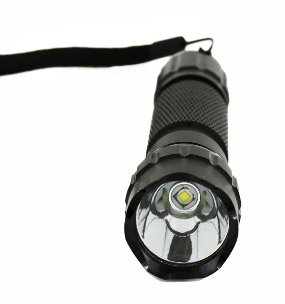 2000 Lumen Tactical Flashlight with Remote switch front view