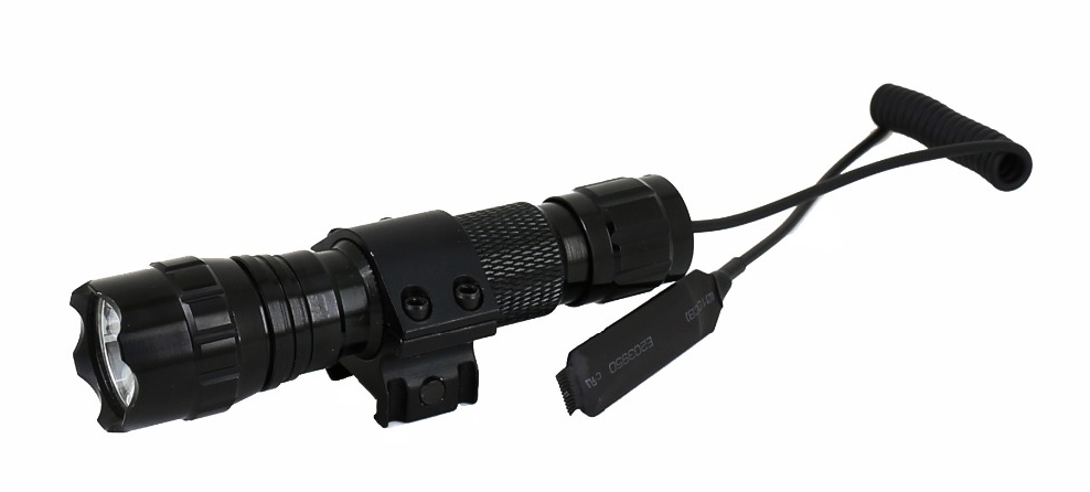 2000 Lumen Tactical Flashlight with Remote switch no mount