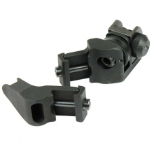 AR-15 Front Rear Sight 45 Degree Offset side view