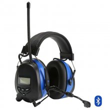 Tactical Hearing Protection with bluetooth and am fm radio showing mic no model